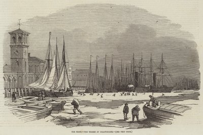 Il gelo, il Tamigi a Billingsgate da Edwin Weedon